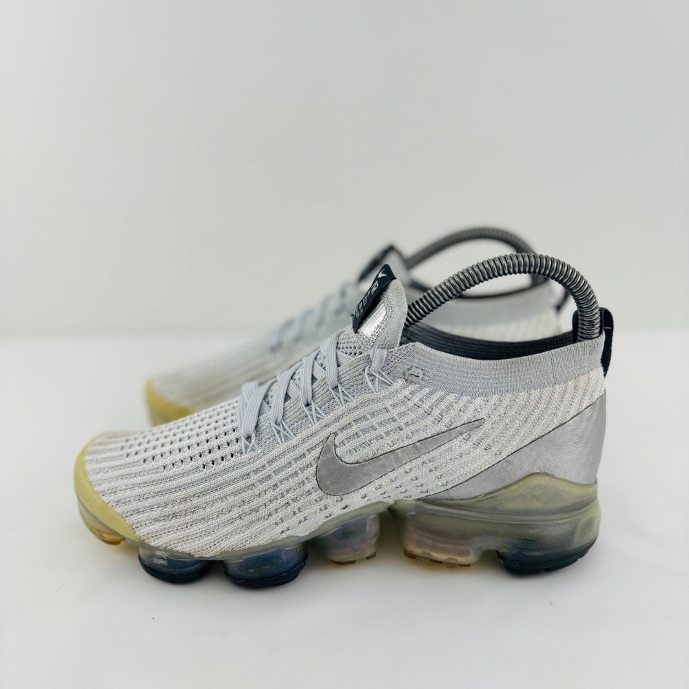 Nike Air VaporMax Flyknit 3 Pure Platinum 2019 AJ6910-100 Women's Sz 7